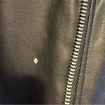 American Eagle  Moto Faux Leather Jacket Black Motorcycle Medium Photo 3