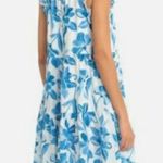 Clover & Sloane Blue Floral Dress Size L Photo 1