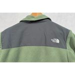The North Face Denali Fleece Jacket Sage Green Gray Full Zip Logo Women's Small Photo 5