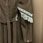 Vintage Prairie Dress Circa 1960’s Brown Photo 2