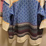 H&M L.O.G.G. X Multicolor Knit Kimono Cardigan Size L Photo 6