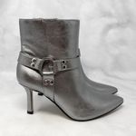 Jessica Simpson NEW Darnina Metallic Harness Pointed Toe Stiletto Ankle Booties Photo 3