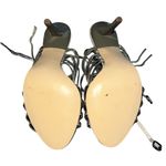 BCBGMAXAZRIA Silver Textured Heels Photo 2