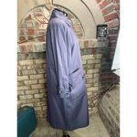 JG hook trench coat Vintage 1980s dusty blue Size 10 Photo 8