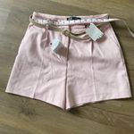 ZARA  | Belted shorts with darts | Pink | M Photo 5