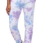 Free People Movement Work It Out Joggers XS Purple Blue Tie Dye Sweatpants Photo 0
