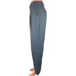Pretty Little Thing NWT Gray Pleated High Rise Straight Leg Ankle Dress Pants Sz 4 Photo 1