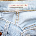 Levi's LEVI’S Premium Ribcage Straight Ankle Light Wash Button-Fly Jeans Size 26 Photo 8
