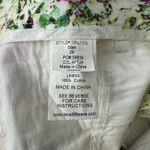 Level 99 Shorts Womens 6 29" Yellow Pink Floral Flower Bloom Chino Casual Preppy Size 26 Photo 5