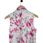 Halogen Twist Neck Sleeveless Blouse size Small Magenta Pink Photo 5