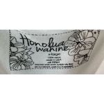 Honolau Wahine American Flag and Hawaii Loose Fit Lightweight Tank Top White Size XL Photo 1