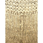 Lush Clothing LUSH Small Oatmeal Chunky Turtleneck Sweater Cropped Textured Ribbed Cozier Warm Photo 7