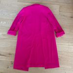Alice + Olivia  Long Length Blazer Size L Hot Pink Photo 4