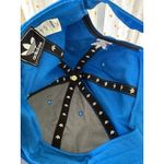 Adidas  Originals 100% Cotton Blue Trefoil Embroidered Logo Baseball Cap Photo 5