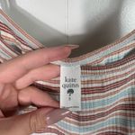 Kate Quinn 100% Organic Cotton Striped Ribbed Knit Tank Top Small S Sustainable Multiple Photo 2