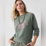 Faherty  Surfside Beach Organic Cotton Blend Reverse Fleece Sweatshirt Sea Spray Photo 1