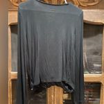 American Eagle Soft & Sexy Black Long Sleeve Wrap look Top Size XS Photo 2
