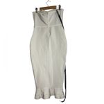 Pretty Little Thing PrettyLittleThings white strapless bandage dress size 10 nwt party cocktail Photo 3