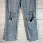 American Eagle ripped jeans high waisted size 6 long distressed Photo 2