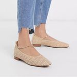 ASOS  Design lemonade anklet ballet flats in natural size 8 Photo 7