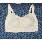 Lululemon  Ta Ta Tamer II Sports Bra 38DD Bone White Adjustable Straps Hook Eye Photo 6