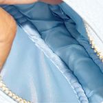 Truly Beauty Blue Leather Crossbody Gold Chain Round Bag Shoulder Bag Photo 1