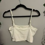 Buffbunny Scarab Jacquard White Crop Top Size L Size L Photo 1