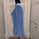 Old Navy  Luxe Blue L/S V Neck Blouse Top Small S Photo 4
