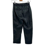 Aritzia Babaton Command Vegan Leather Pants Cropped Mid-rise Black Size 0 Photo 6