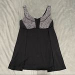 Lululemon  Wrapper’s Delight Black White Floral Tank EUC Size 6 Photo 0