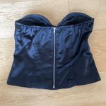 Boohoo  Strapless Bustier with Light Padding in Black Photo 4