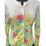 Lilly Pulitzer Paley Floral Cardigan Sweater Small Photo 1