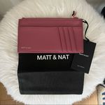 Matt & Nat‎ Loom Vegan Leather Wallet, Clutch. Zip Top, Purple/Pink, Mauve NWT Purple Photo 1