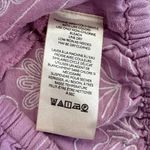 Free People NWT Lotus Crop Top Lilac Purple Embroidered White XS Photo 5