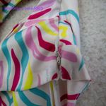 For Love & Lemons New!  Palmer Satin Mini Dress Womens L Cutout Colorful Summer Photo 11