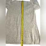 Tommy Hilfiger VNeck Argyle Lightweight Gray White Sweater Size L Light Academia Photo 5