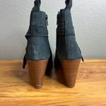 Diba True Diba Suede Wedge Ankle Boots Size 11 Slate Blue Blue-Gray Side Zip NEW Photo 6