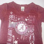 Creative Apparel University of Alabama Fitted Tee V Neck with bling Size Small Photo 2