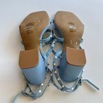 ASOS NEW  DESIGN Haiti studded blocked heeled sandals in cornflower blue Sz US 10 Photo 8