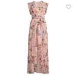 Eliza J Floral Ruffle High Low Faux Wrap Maxi Dress Size 10 New $168.00 Photo 2