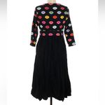 Torrid  Kissy Lips Midi Challis And Jersey Dress Women’s Size 00 Medium M Rare!!! Photo 4