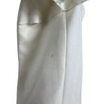 French Connection Flounce Ivory White Fitted Mini Dress Sorority Size 4 Coquette Photo 9