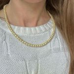 Ivory Pearl Necklace Vintage “Hollie” Champagne Petite Classic Elegant Feminine White Photo 9