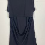 Gap Fit Breathe Open Drape Back Black Tank Top Size XS Photo 2