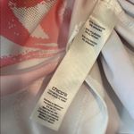 Chico's Chico’s Zenergy Golf 1/4 Zip Sleeveless UPF Printed Polo Top Sz 0/S Pink White Photo 4