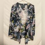 Soft Surroundings  Open Floral Flowy Cardigan Size Small‎ Photo 4