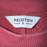 Peloton Women's Size Small Patchwork Crewneck Together We Go Far Sweatshirt Photo 3