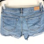 Aeropostale  Womens Denim Jean Shorts Midi Cut Off Cuffed Stretch 6 Photo 1