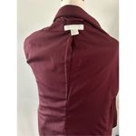 H&M  Burgundy blazer oversized size 2 office blazer classy blazer Photo 5