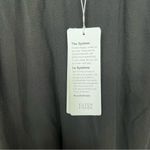 Eileen Fisher Black Silk Georgette Crepe Ankle Straight Pant NWT Size Medium Photo 8